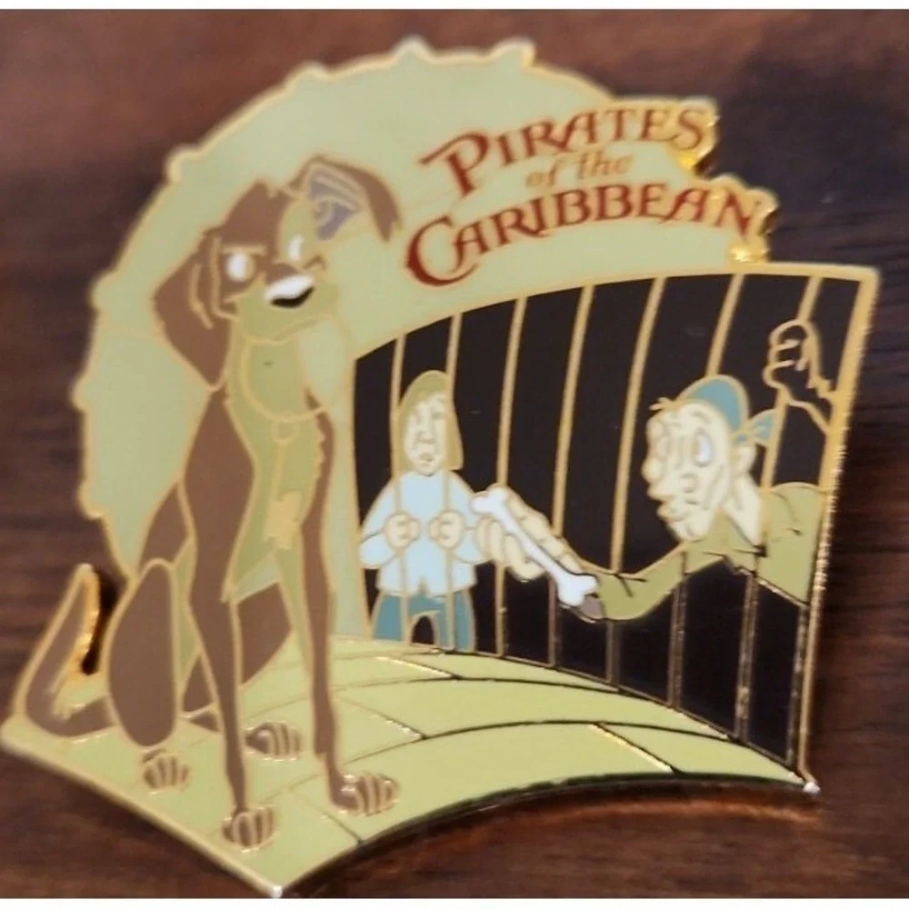 Disney Pin PIRATES CARIBBEAN JAIL DOG KEYS Artist Proof‎ 00030  AP
